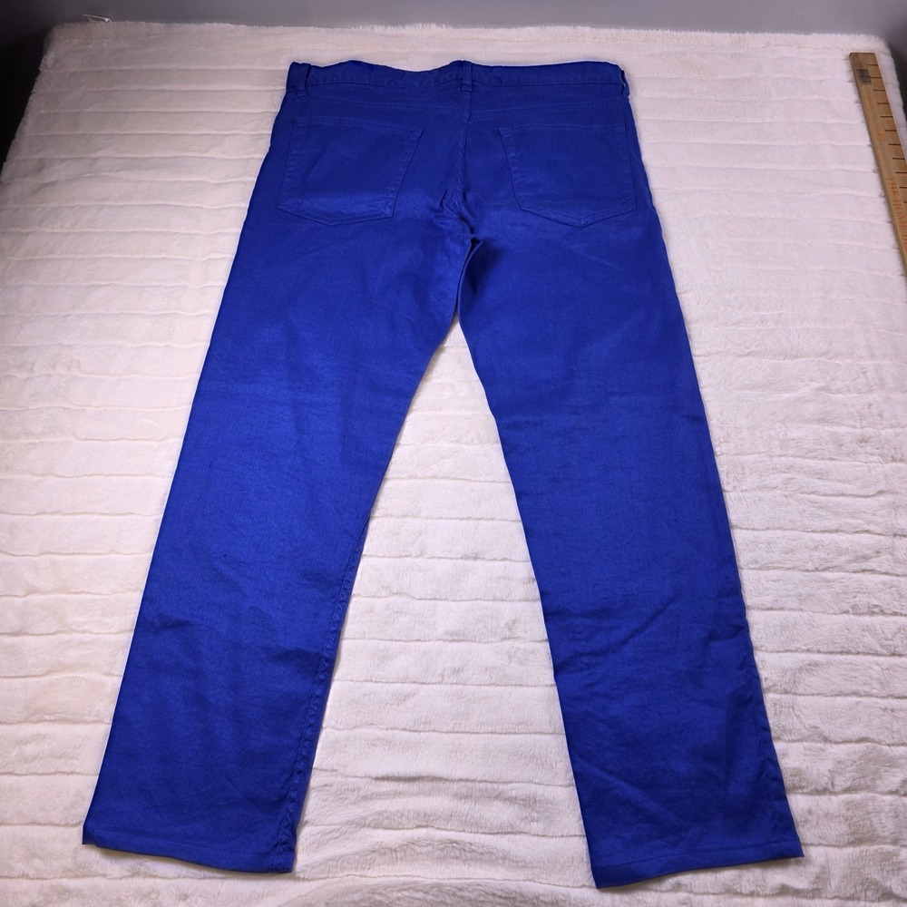 Ralph Lauren Purple Label Slim Fit Stretch Linen Cotton Jeans Mens 36 Pants $595 - Picture 2 of 12